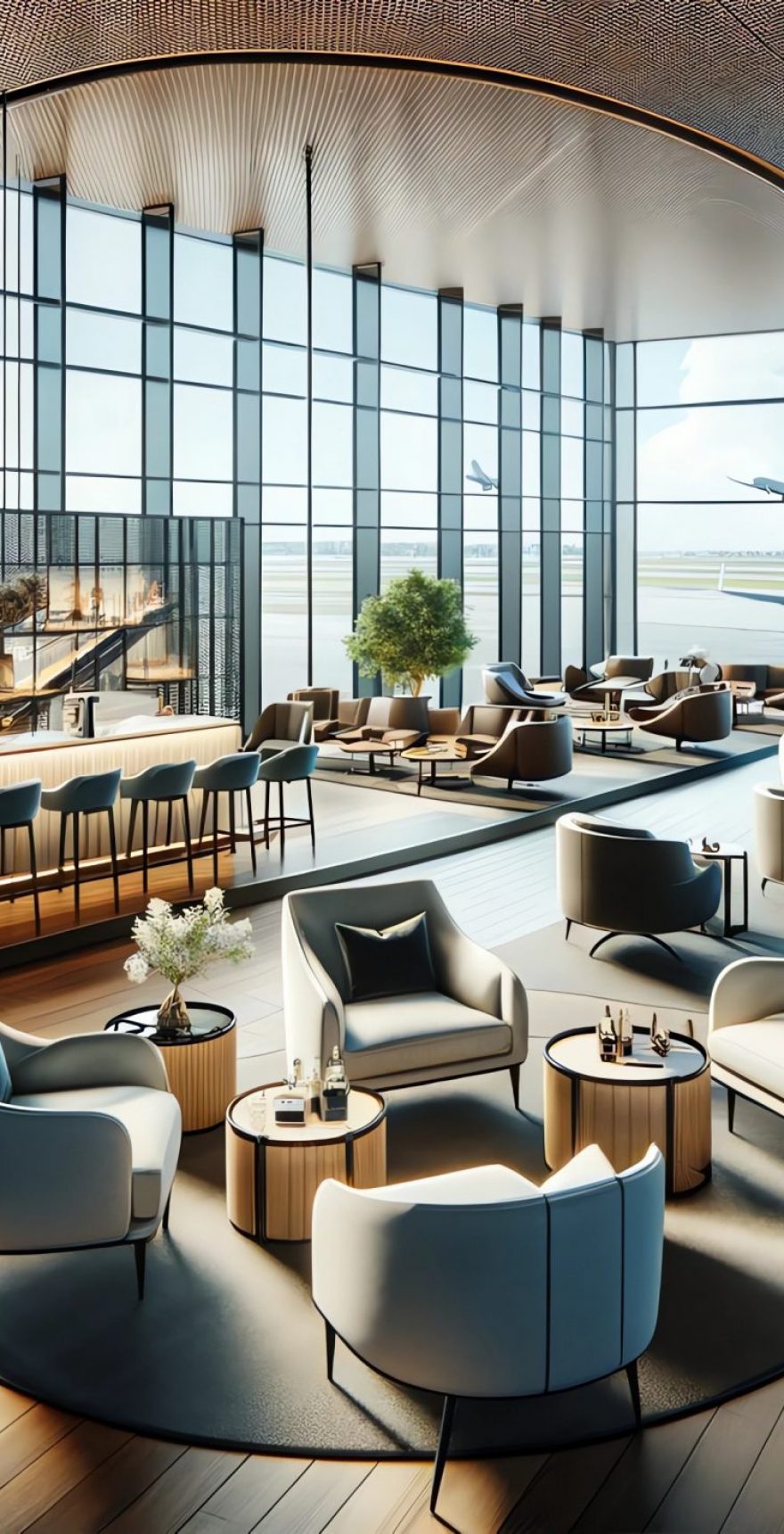 Luxury at the Lounge: Modern Airport Comfort Luxury at the Lounge: Modern Airport Comfort